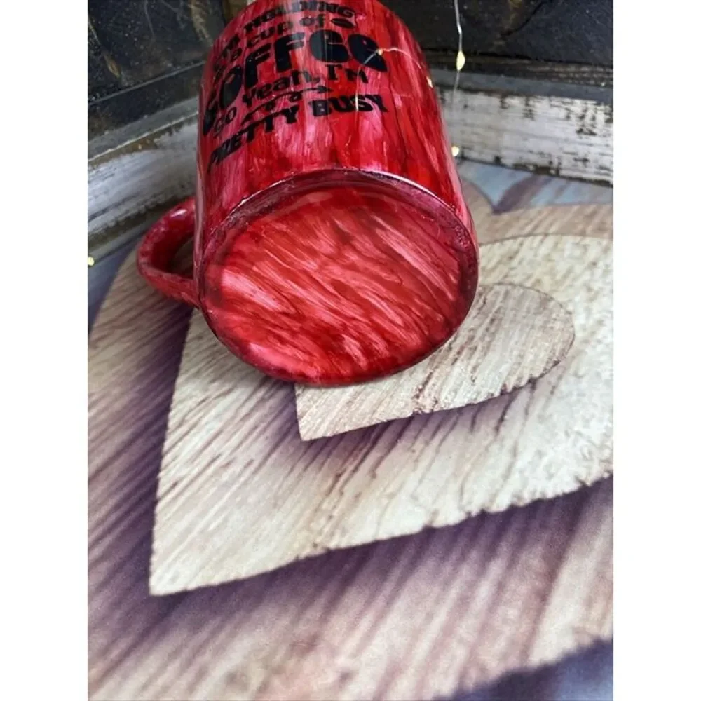 Handmade red wood